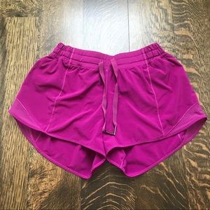 Magenta Lululemon shorts!